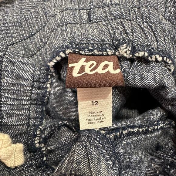 Tea Collection Denim Rumba Ruffle Shorts - Picture 6 of 7